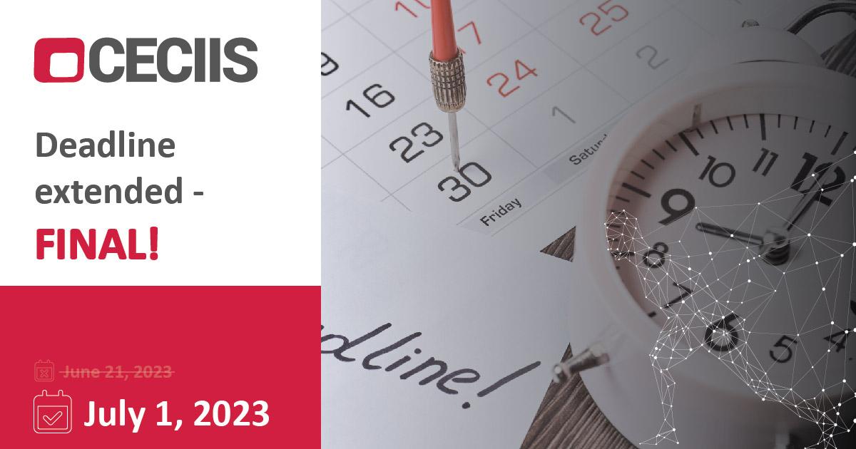 ceciis 23 final deadline